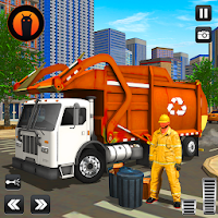 Garbage Truck City Cleaner Truck Driving Games