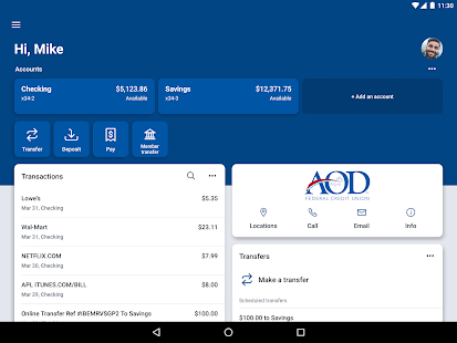 AOD Mobile Screenshot