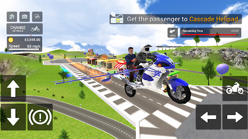 Flying Motorbike Simulator 4