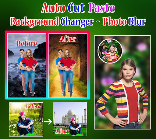 Android application Nature Photo Editor Bg Changer screenshort