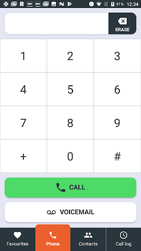 Android application Ordissimo Phone (Dialer) screenshort