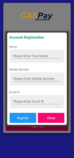 CASPay - Multi Recharge App Screen 3