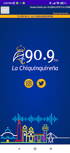 Android application TU FM 90.9 - LA CHIQUINQUIREÑA screenshort