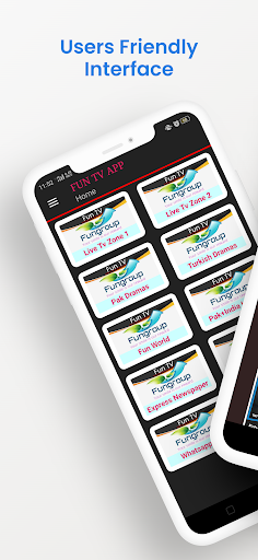 Android application Fun Tv Pro screenshort