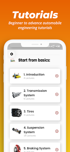 Screenshot of Learn Automobile Engineering