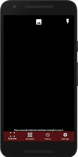 Android application Barcode QR Scanner & Generator screenshort