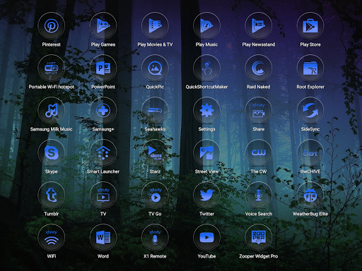 Daf Transparency Blue Icons