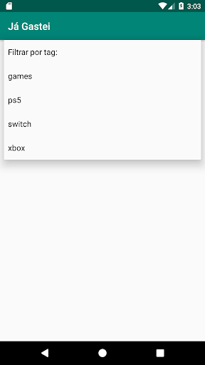 Já Gastei Screen 3