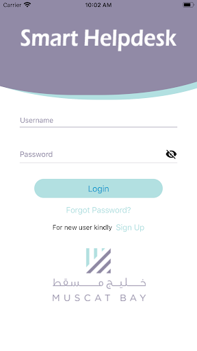 Muscat Bay Helpdesk Screen 2
