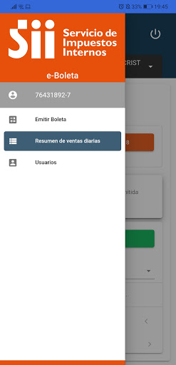 e-Boleta Screen 3