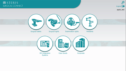 STERIS Surgical Connect EMEA Screen 2