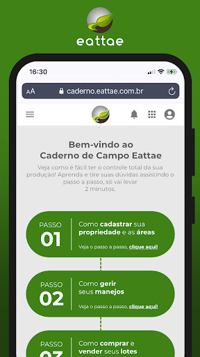 Eattae Rastreabilidade Screen 2