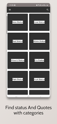 Status Quotes Screen 2