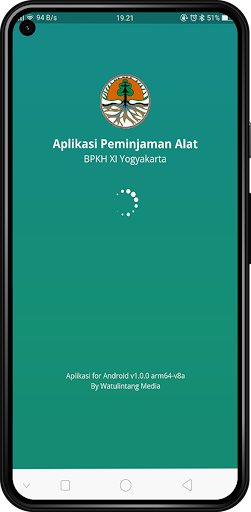 Android application BPKH XI Yogyakarta-Pinjam Alat screenshort