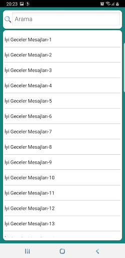 İyi Geceler Mesajları Screen 2