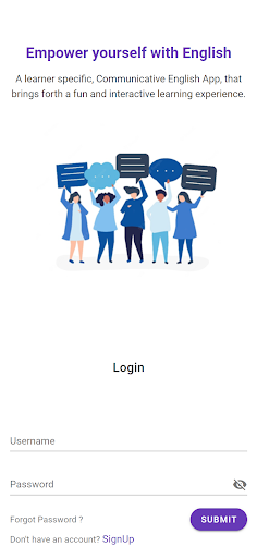Android application Communicate with Confidence screenshort