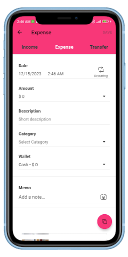 Android application Money Management Tool V2 screenshort