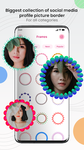 Profile Border Photo Frame Screen 3