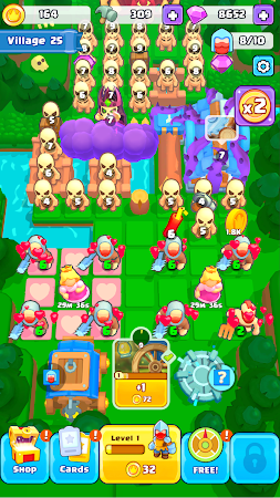 Game screenshot Brave Merge - Battle & Defense mod apk