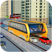 Elevated Transit Bus Sim:Futuristic Bus Driving