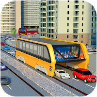 Elevated Transit Bus SimFuturistic Bus Driving