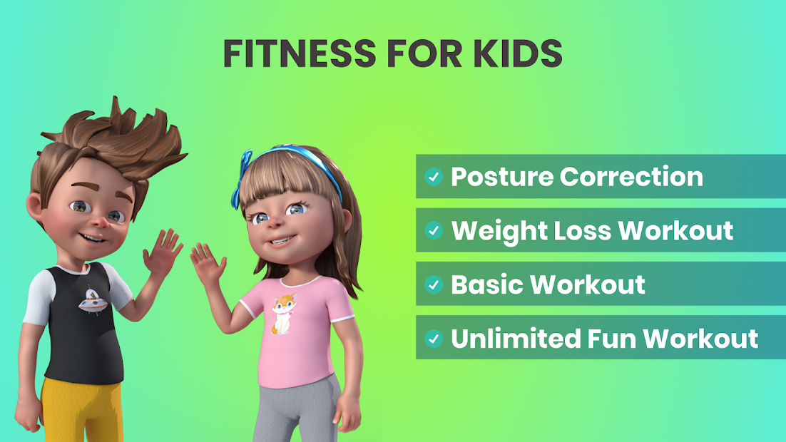 Captura de Pantalla 15 Fitness para niños android