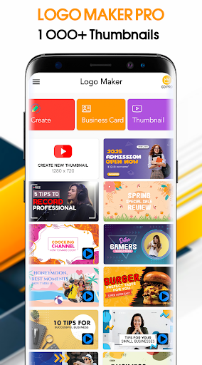 Logo Maker : Thumbnail, Poster Screen 2