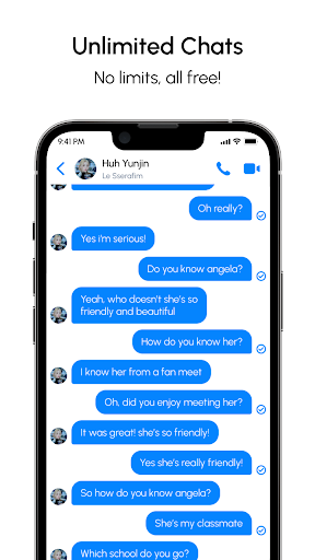 Le Sserafim Chat, Call & Live Screen 3