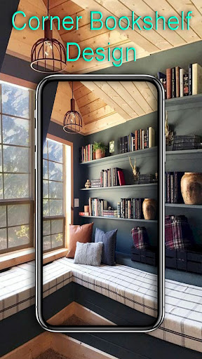 Corner Bookshelf Designs Screen 2