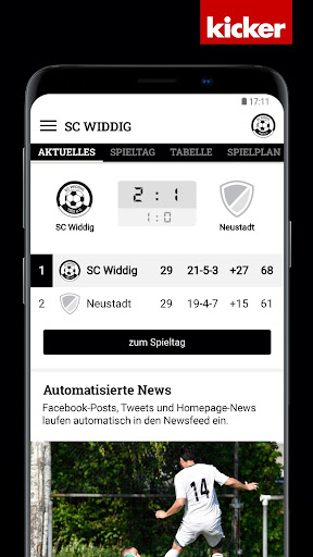 Android application SC Widdig screenshort