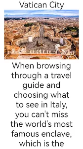 Attractions in Italy
