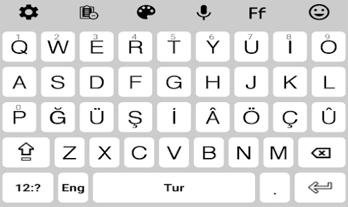 Turkish Language  keyboard 202 Unknown