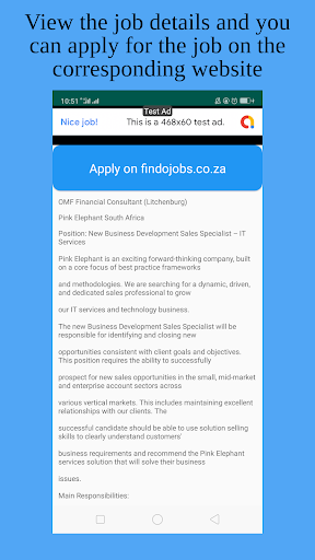 South Africa Jobs Screenshot 3 - AppWisp.com