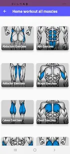 Home workout all muscles