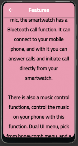 Android application T800 smart watch Guide screenshort