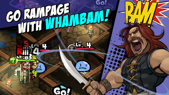 צילום מסך של WhamBamWarriors VIP-Puzzle RPG