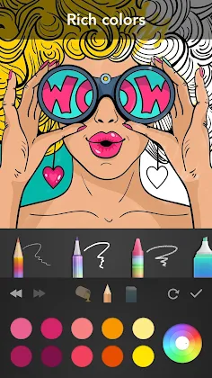 Girls Coloring Book - Screenshot 1