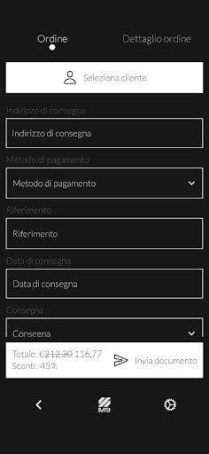 M9 SPORT SALES APP Screen 2