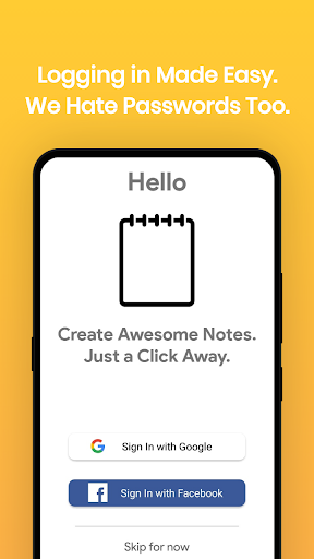 Take Notes: Notes made Easy! Screen 2
