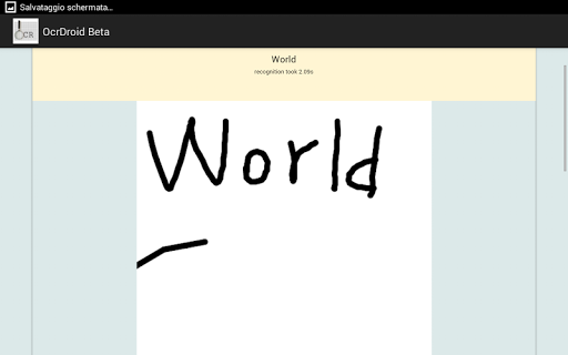 OCR Droid Beta Screen 3