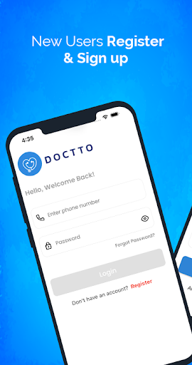 Android application DOCTTO screenshort