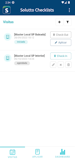 Solutto Checklist Screen 2