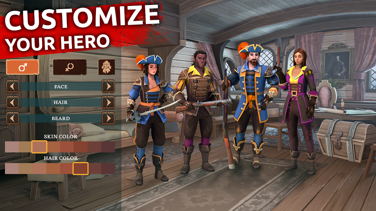 Mutiny: Pirate Survival RPG Mod APK screenshot 2 - Android mod game interface