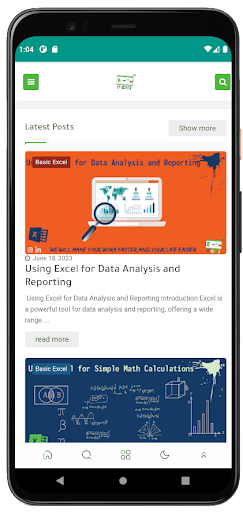 Android application Excel Mastery 2023 screenshort