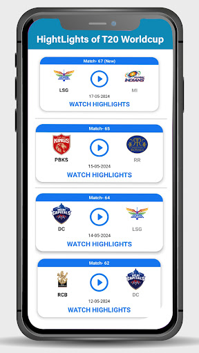 T20 Worldcup Fixtures & Result Screen 3