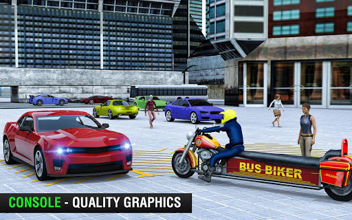 Bus Bike Taxi Driver – Transport Driving Simulator 4.5 screenshots 1