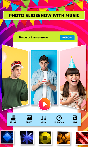 Birthday Video Maker with Song Screen 3