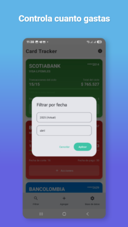 #7. Card Tracker (Android) Von: Omar Espinel