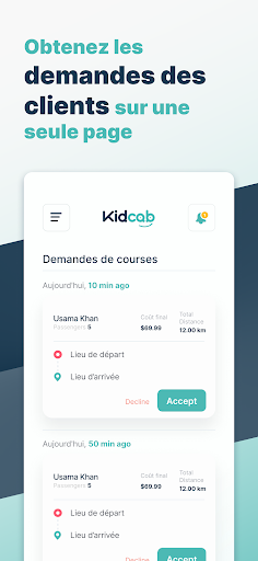 Kidcab Driver Screen 2