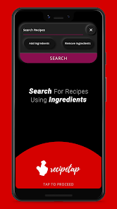 Captura 1 RecipeTap - Search Recipes Fro android